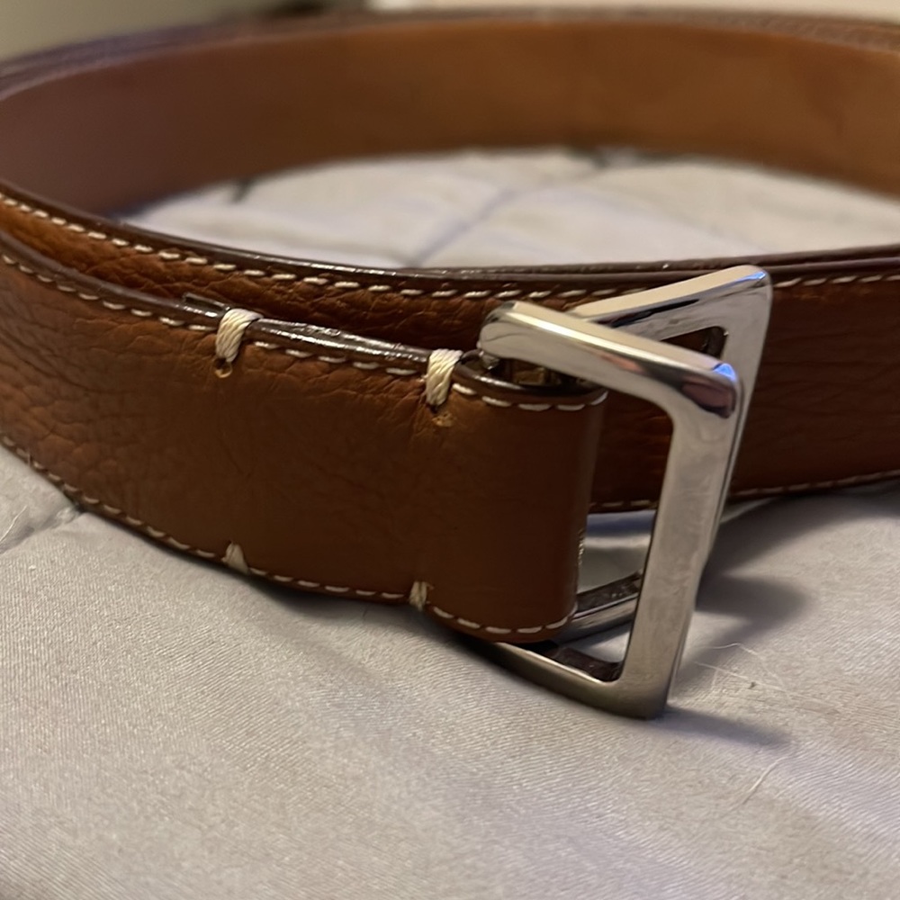 Peter Millar Tan Leather Belt